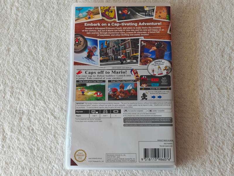 Super Mario Odyssey - Nintendo Switch Game