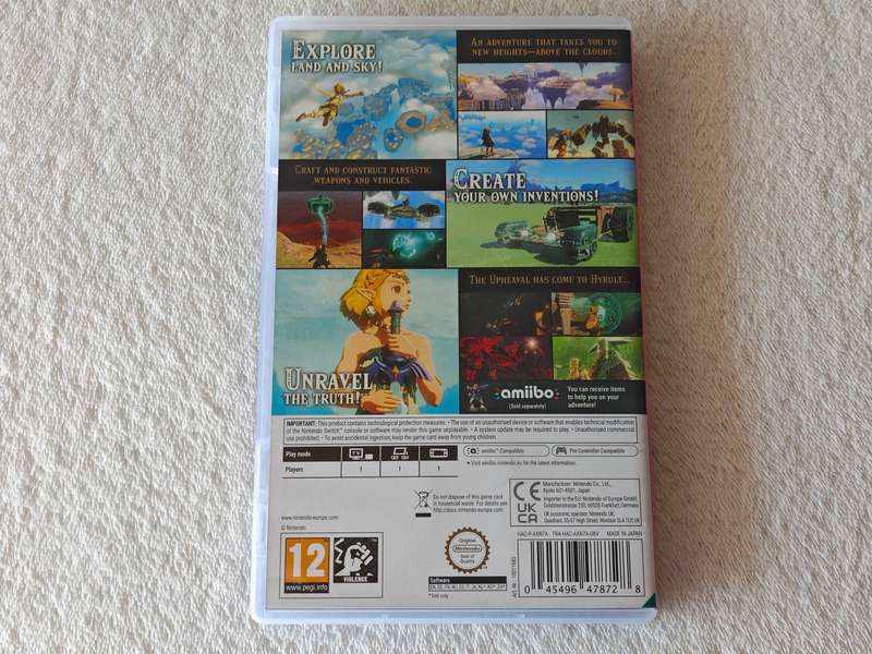 The Legend Of Zelda: Tears Of The Kingdom - Nintendo Switch Game