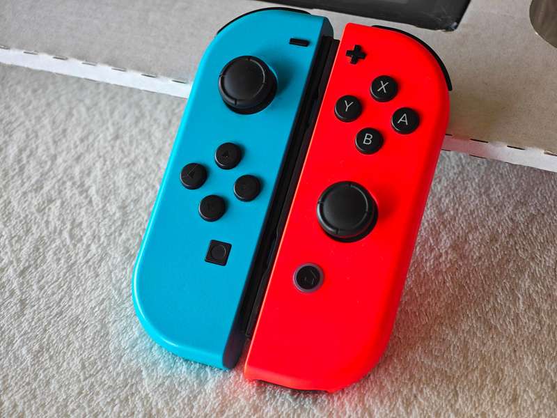 V2 Nintendo Switch Console - Neon Red & Blue