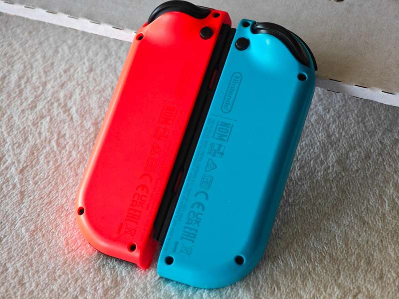 V2 Nintendo Switch Console - Neon Red & Blue