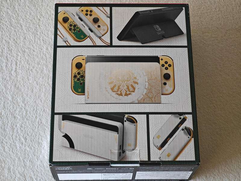 Nintendo Switch OLED Console - The Legend Of Zelda Tears Of The Kingdom Edition