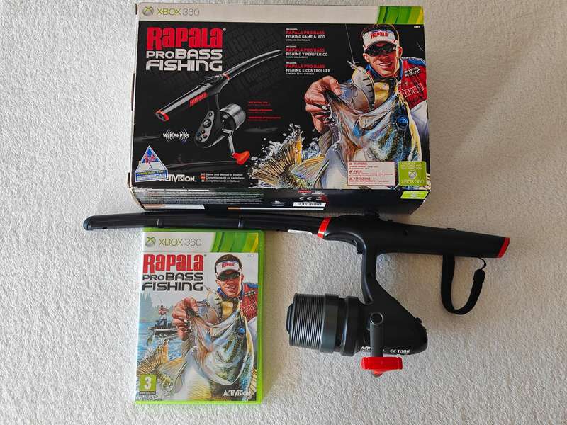 Rapala Pro Bass Fishing + Fishing Rod - Xbox 360 Game (PAL)