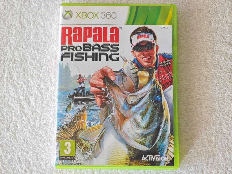 Rapala Pro Bass Fishing + Fishing Rod - Xbox 360 Game (PAL)