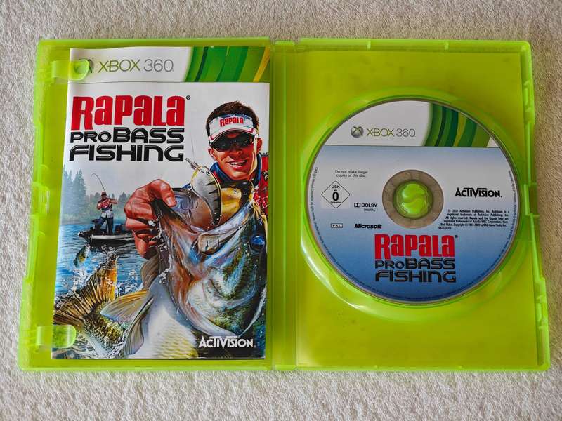 Rapala Pro Bass Fishing + Fishing Rod - Xbox 360 Game (PAL)
