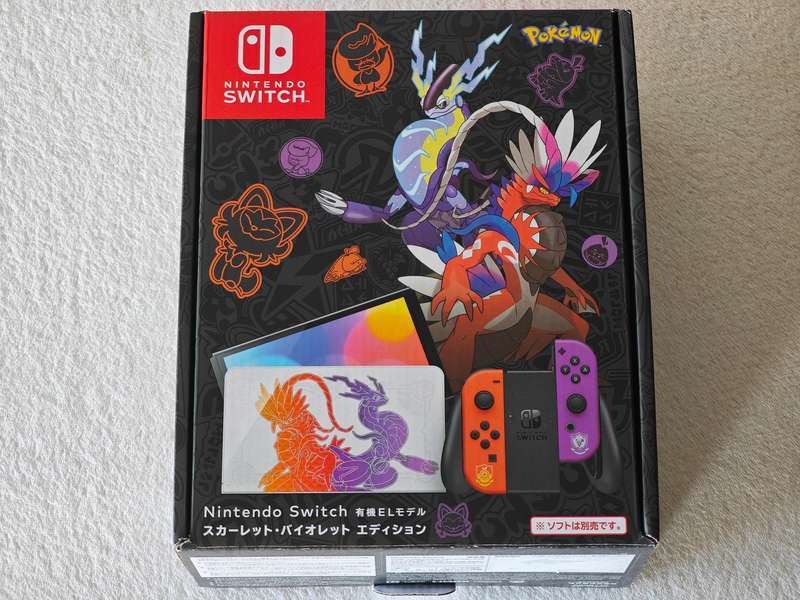 Nintendo Switch OLED Console - Pokemon Scarlet & Violet Edition