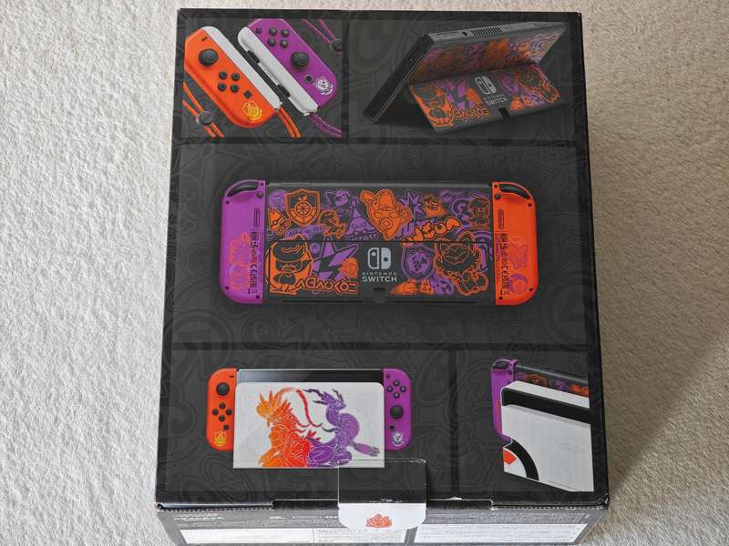 Nintendo Switch OLED Console - Pokemon Scarlet & Violet Edition