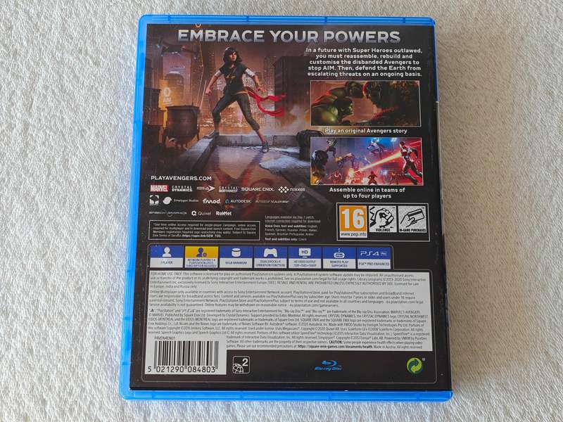 Marvel Avengers - PS4 / Playstation 4 Game