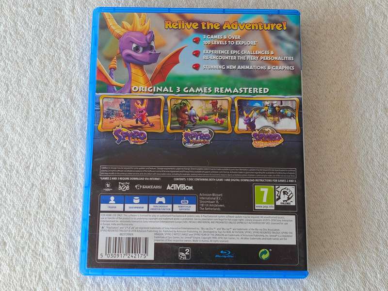 Spyro Reignited Trilogy - PS4 / Playstation 4 Game