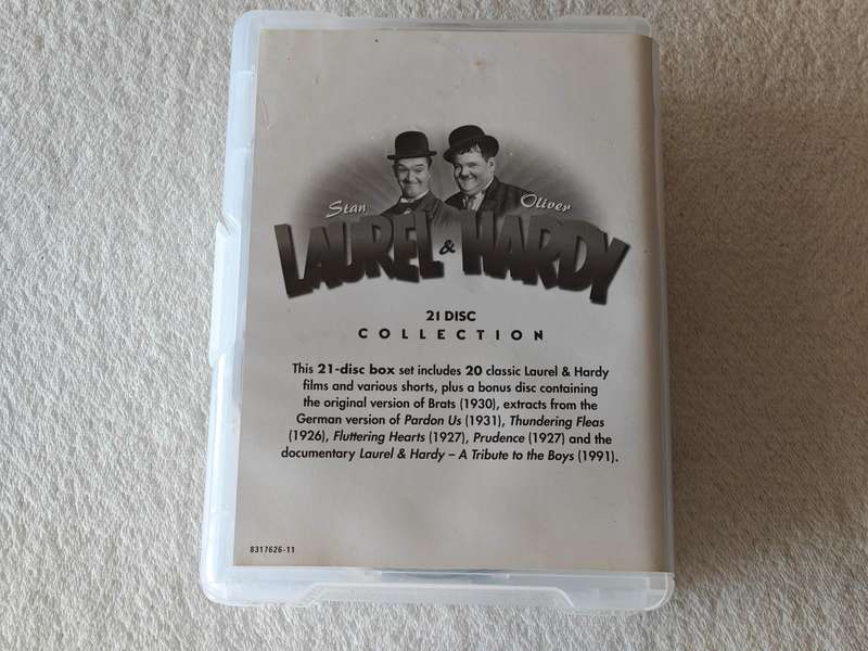 Laurel And Hardy - 21 Disc DVD Box Set