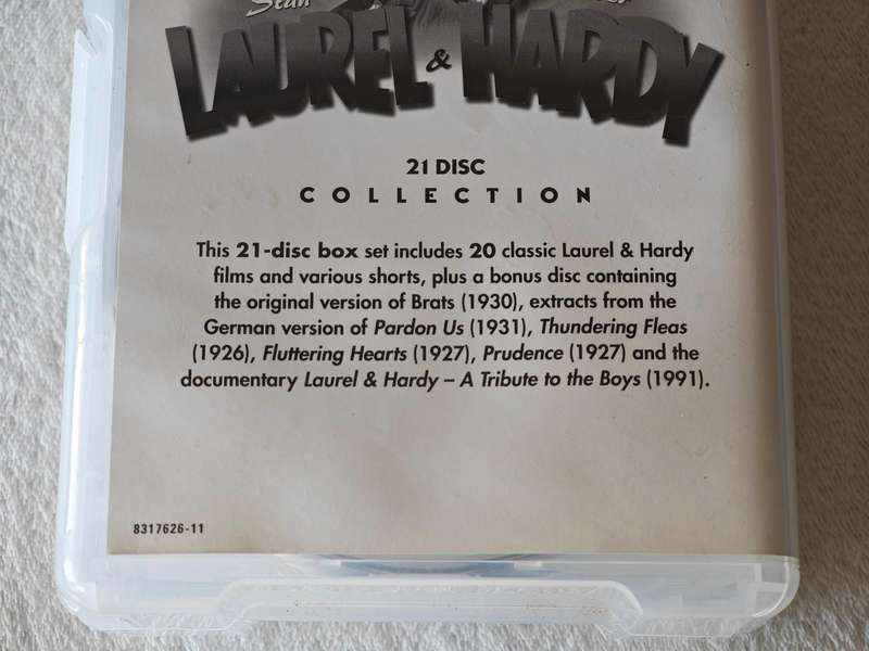 Laurel And Hardy - 21 Disc DVD Box Set