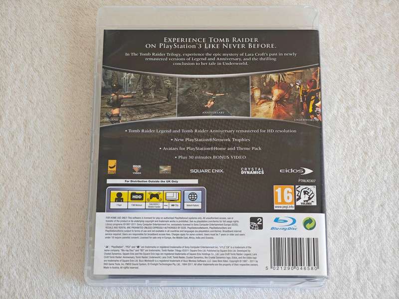 The Tomb Raider Trilogy - PS3/Playstation 3 Game