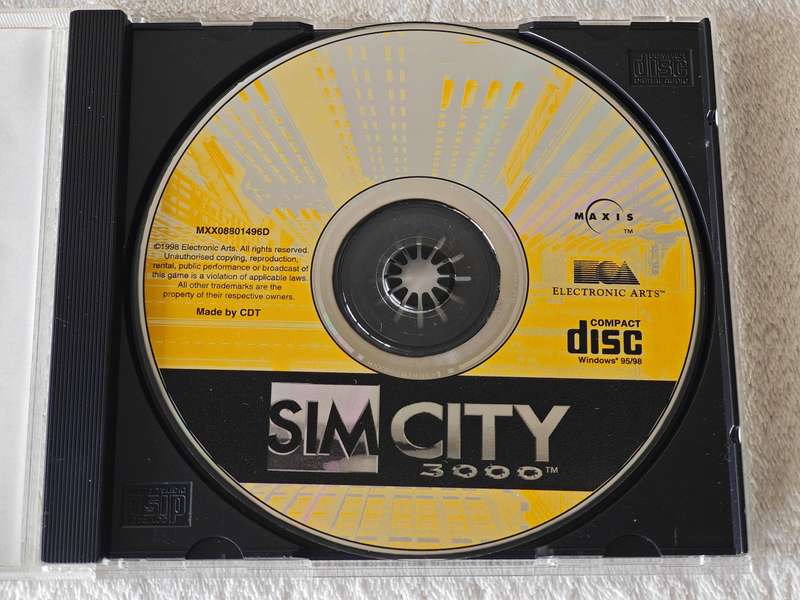 Sim City 3000 - Big Box Windows PC Game