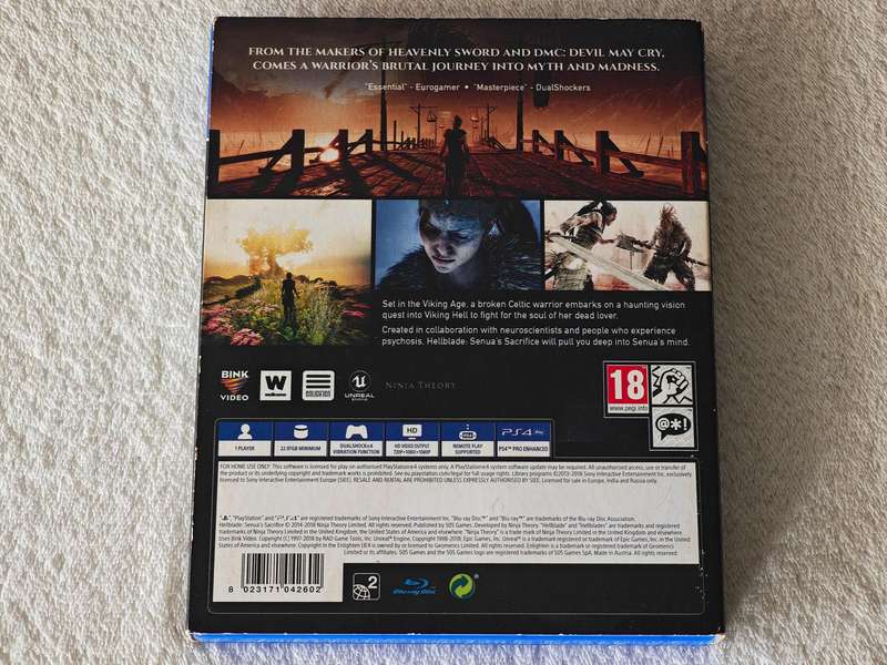 Hellblade: Senuas Sacrifice - PS4 / Playstation 4 Game