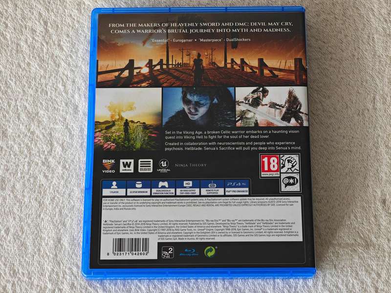 Hellblade: Senuas Sacrifice - PS4 / Playstation 4 Game