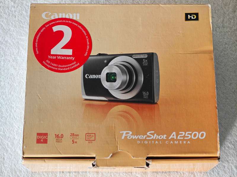 Canon PowerShot A2500 16MP / 5x Optical Zoom - Compact Digital Camera