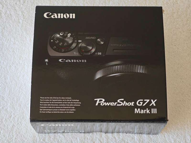 Canon PowerShot G7X Mark III 20.1MP / 24-100mm / f1.8-f2.8 - Digital Camera