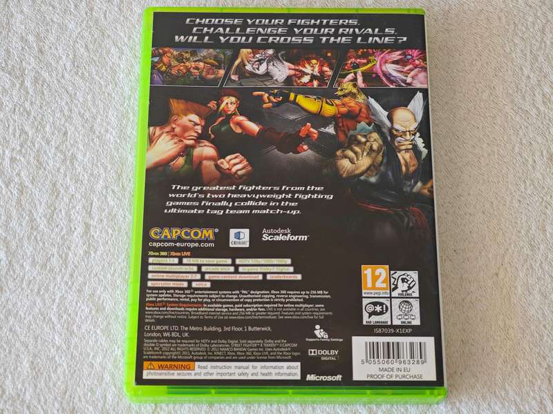 Street Fighter X Tekken - Xbox 360 Game (PAL)