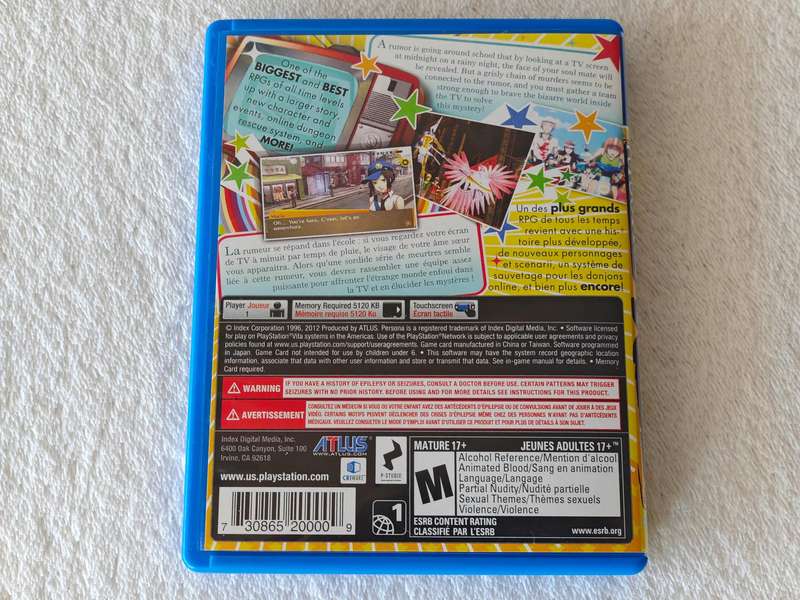 Persona 4 Golden - PS Vita Game