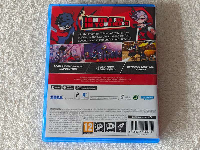 Persona 5 Tactica - PS5 / Playstation 5 Game