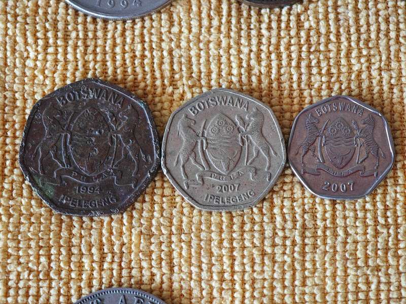 Various African Coins + 1 Banknote (12 coins total)