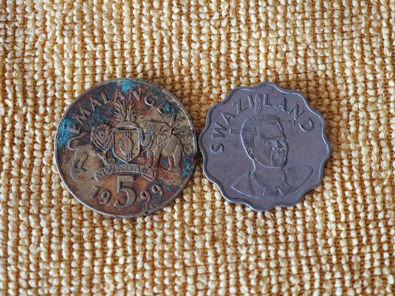 Various African Coins + 1 Banknote (12 coins total)
