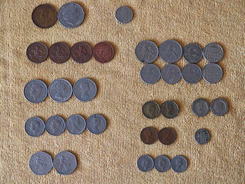 United Kingdom, Australia and New Zealand coins (34 coins total)