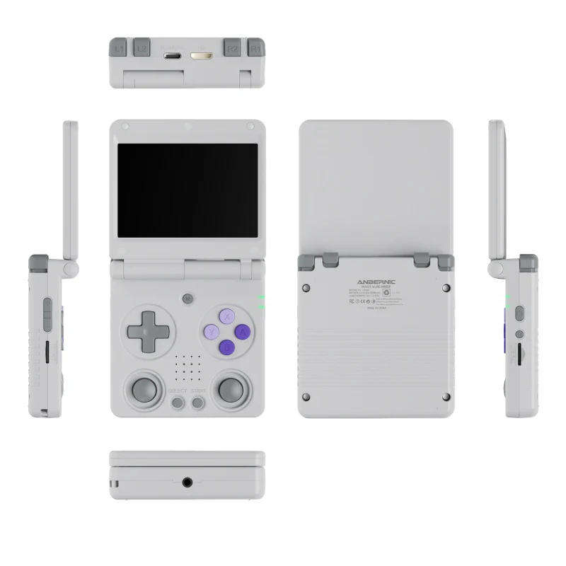 Anbernic RG 34XXSP Portable Retro Handheld Game Console 64GB Gray