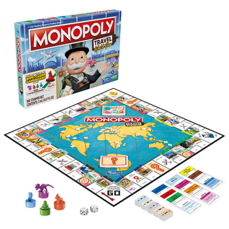 Monopoly Travel World Tour Board Game