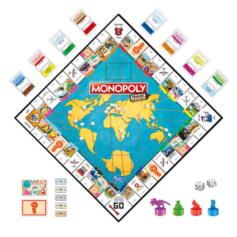Monopoly Travel World Tour Board Game