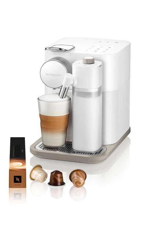 Nespresso Gran Lattissima Coffee Machine, Fresh Vitality White