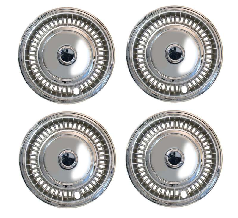 Quantum 14" Wheel Cover 4 Piece Set - Silver