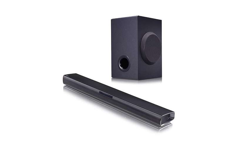 LG SQC1 2.1 inch 160w Bluetooth Sound Bar Open Box