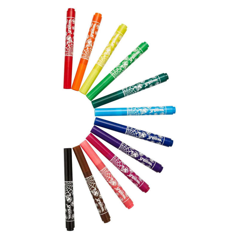 Stationery Marvel Spider man 12 jumbo Markers