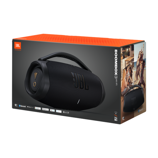 JBL Boombox 3 Portable Bluetooth Speaker - Black