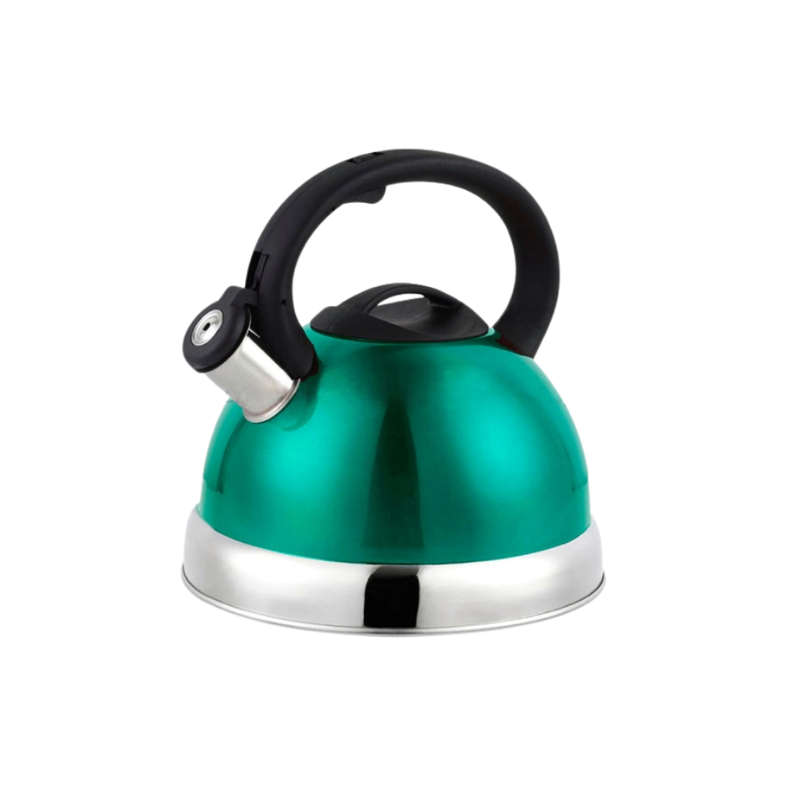 3L Stainless Steel Whistling Kettle - ECCO BRK501 - Green