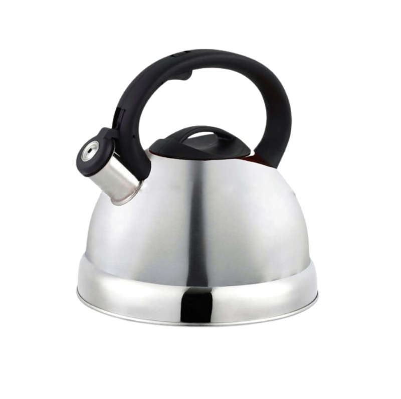 3L Stainless Steel Whistling Kettle - ECCO BRK501 - Silver