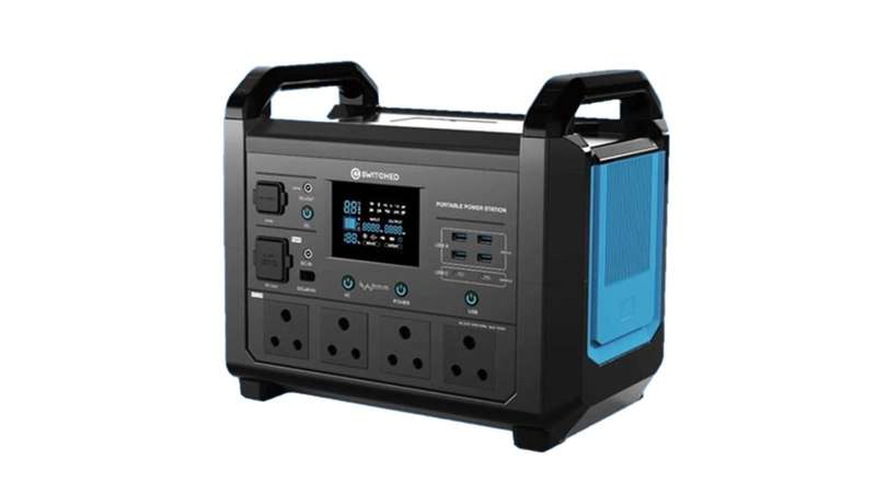 Switched 1600W / 1536 Wh LifeP04 UPS Power Station Open Box