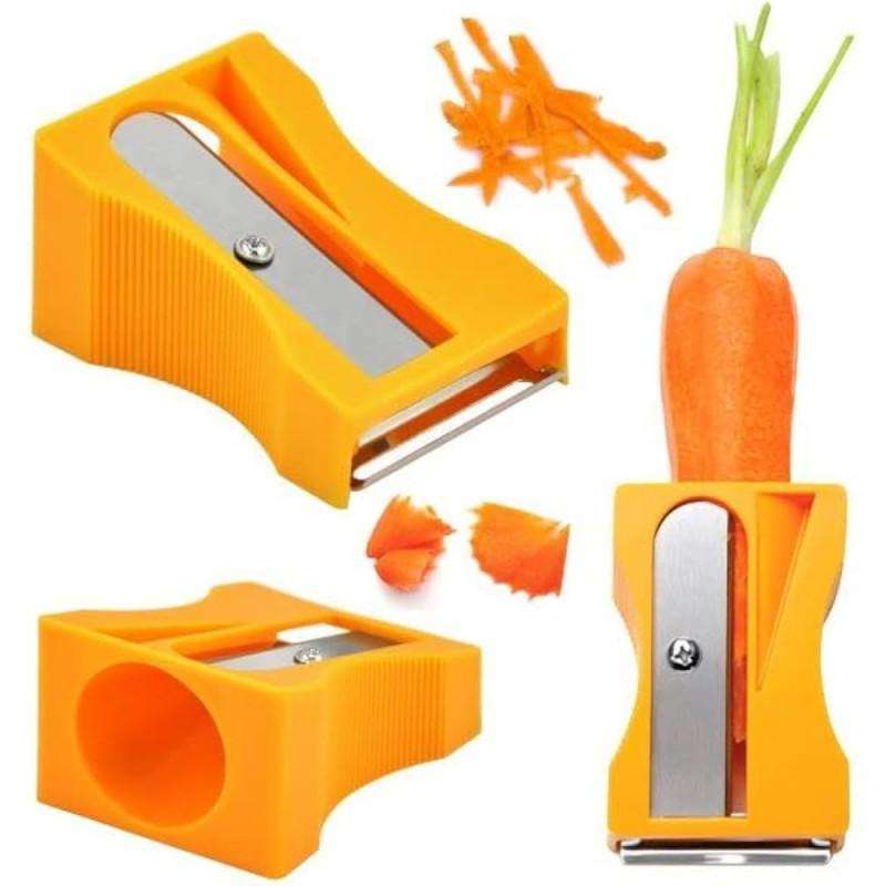 Multi Functional Vegetable and Fruit Sharpener & Peeler - Orange