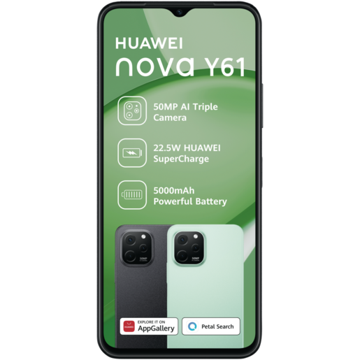 Huawei Nova EVE-LX9 Y61 64GB Dual Sim Midnight Black  Open Box