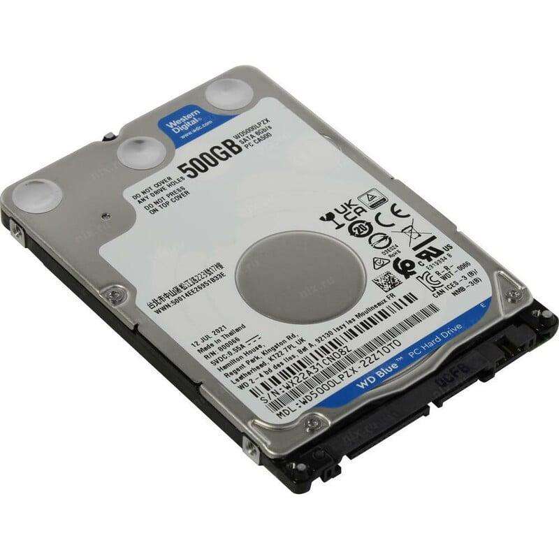 Western digital Blue 2.5''  WD5000LPCX 500GB Hard Disk Drive Preowned