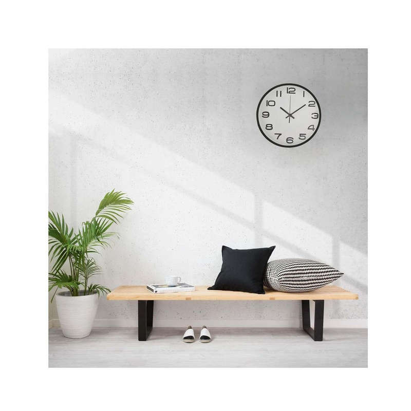 Simple Analogue Design Wall Clock - White