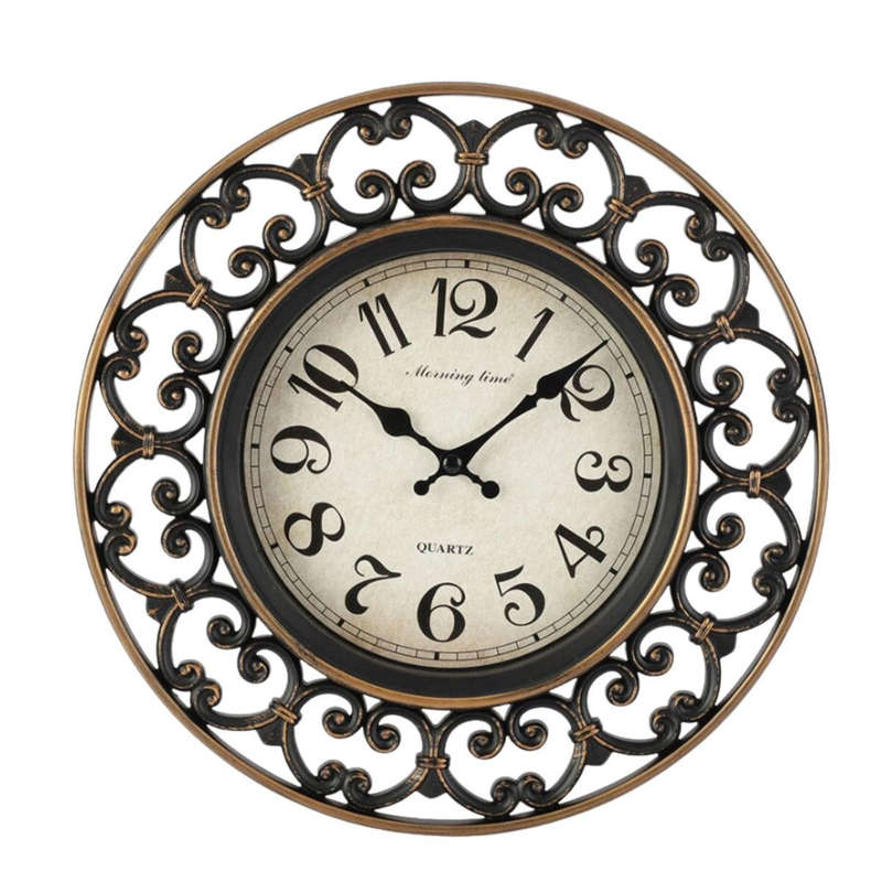 Decorative Morning Time Wall Clock