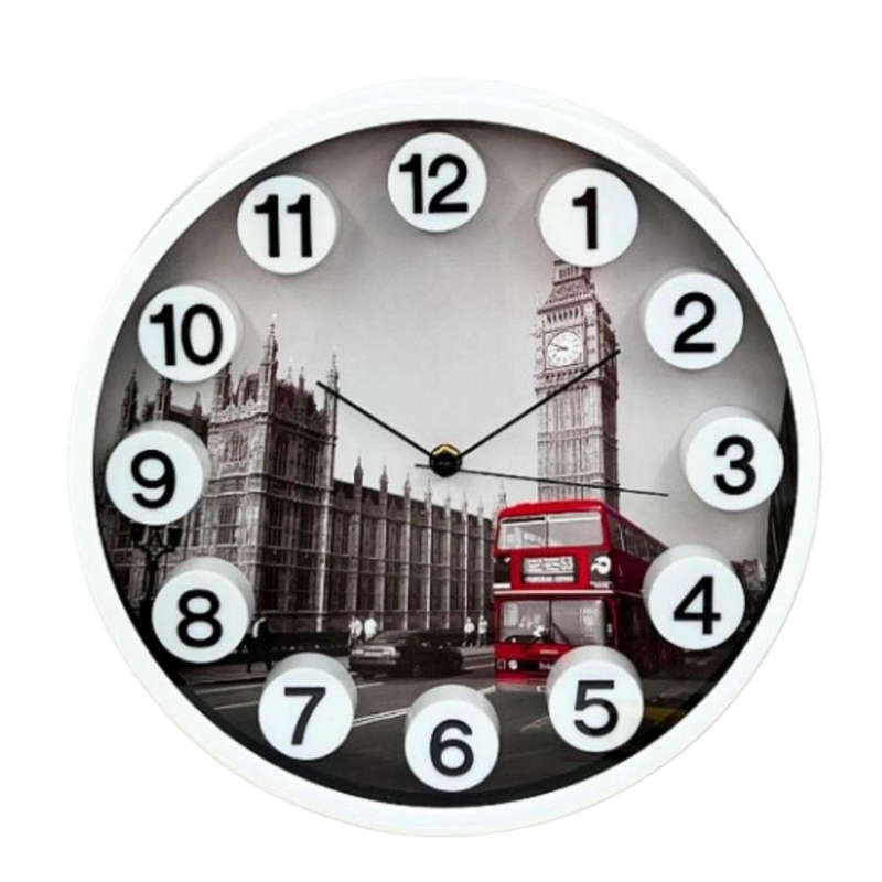 London Tower Design Wall Clock