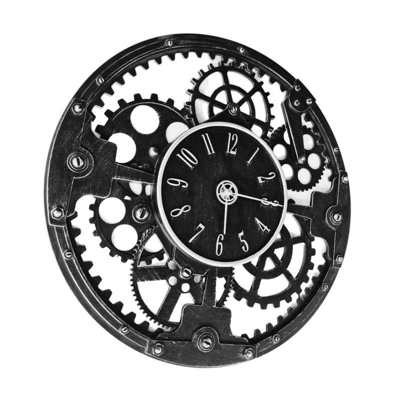 Steam Punk Style Analogue Battery Powered Wall Clock