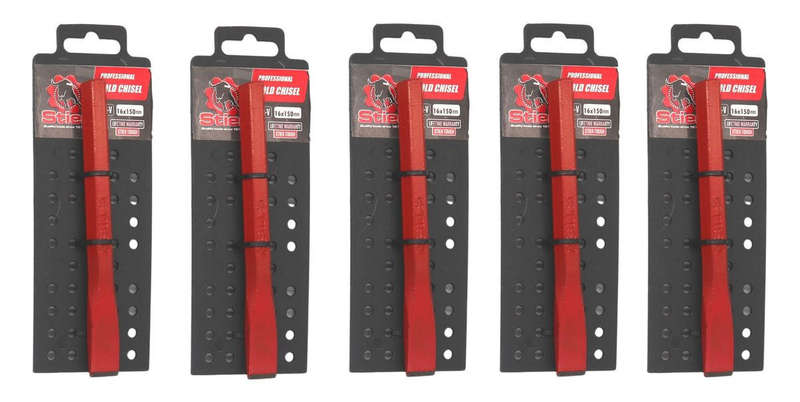 Stier High Quality Professional Cold Chisel 16X150mm - 5 Pack