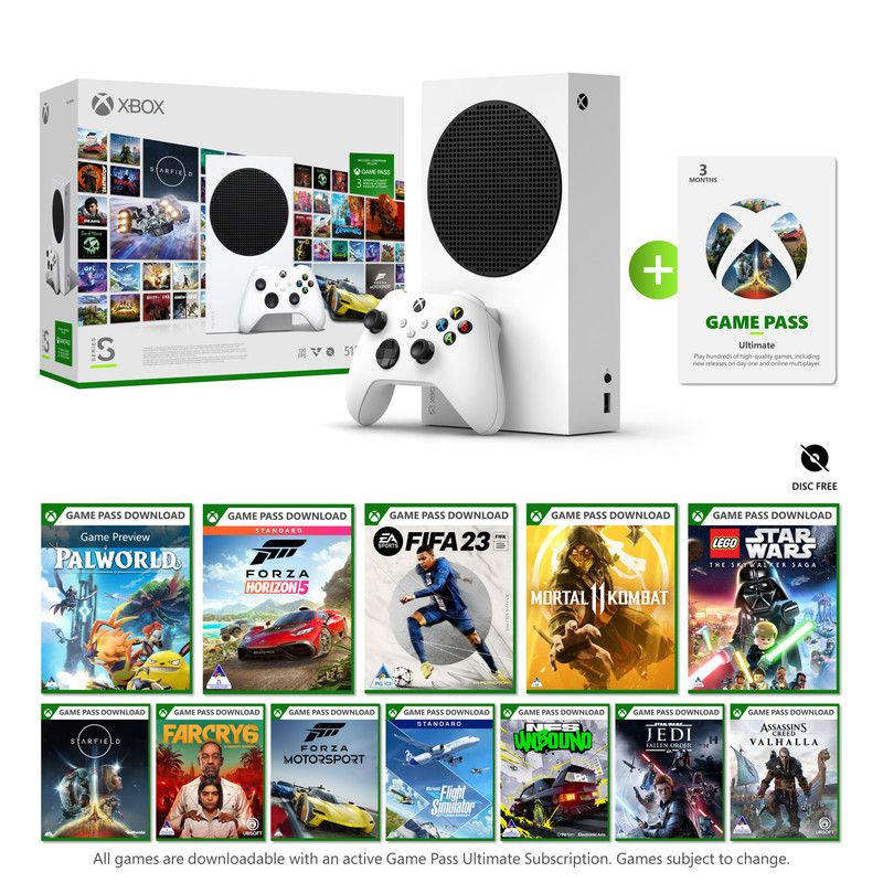 Xbox Series S 512GB with 3m Game Pass