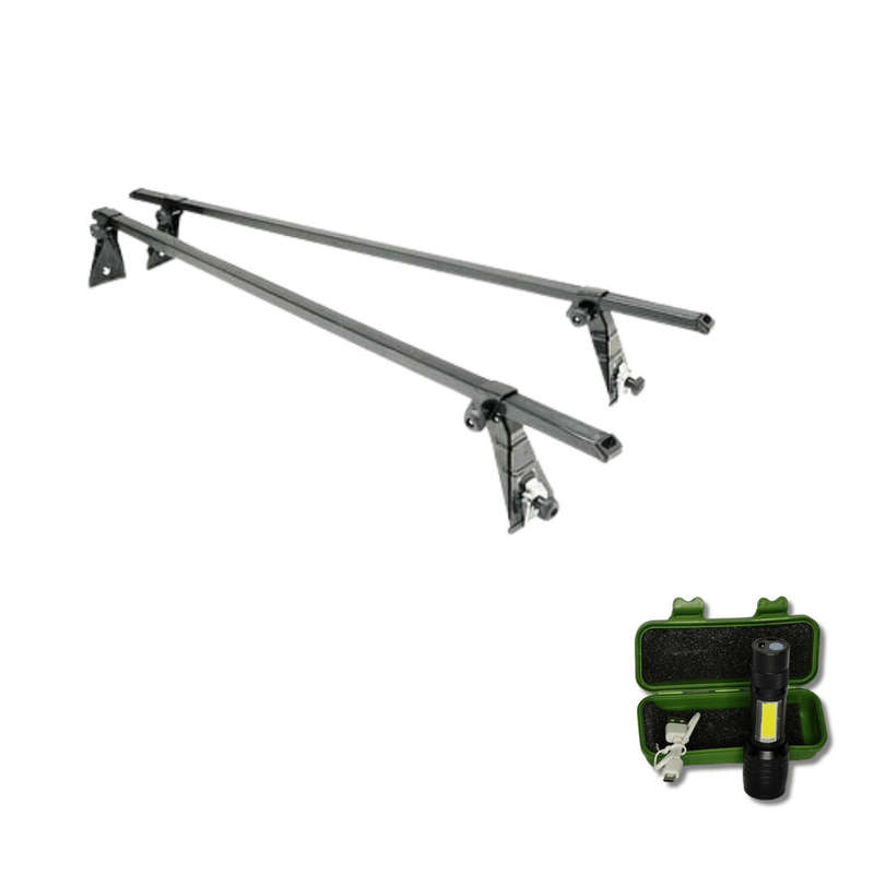 Autogear 2 Bar Universal Roof Rack with Torch