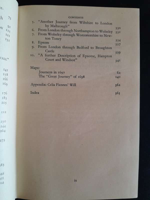 The Journeys of Celia Fiennes - Edited by Christopher Morris