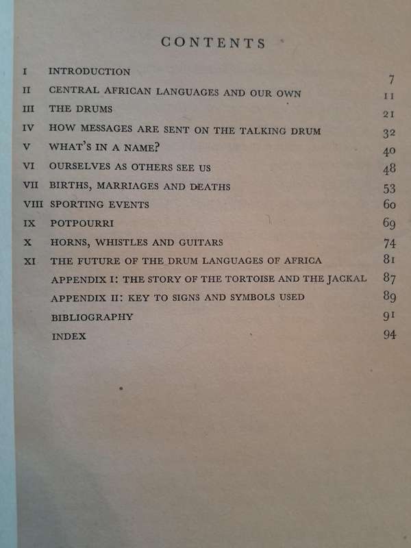 Talking Drums of Africa - By John F. Carrington Ph.D.