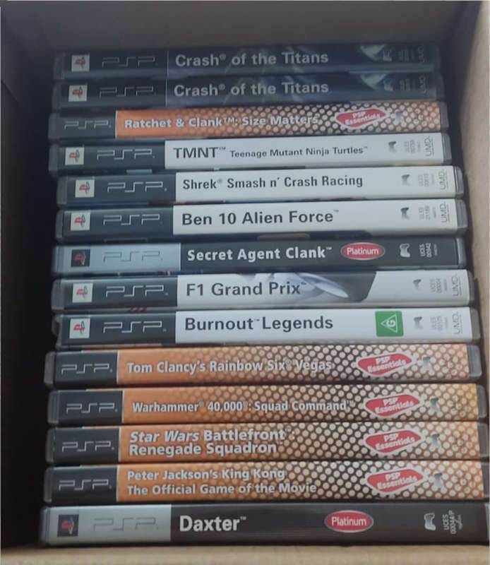 PSP Collection (PSP Console + 14 Games + Carry Case + Charger)